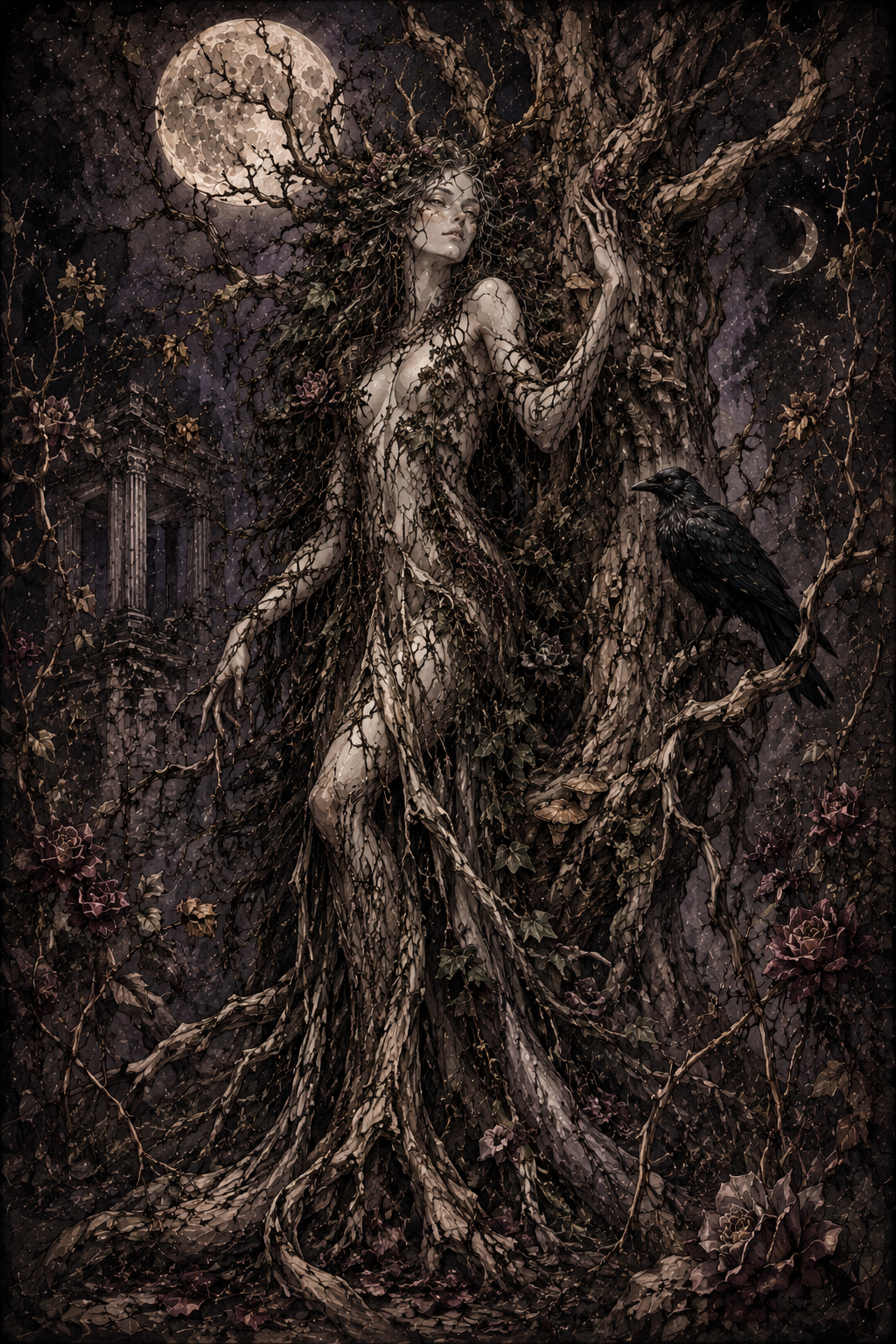 Illustration Dryade
